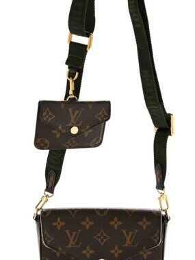 Louis Vuitton Monogram Felicie Strap & Go Kaki